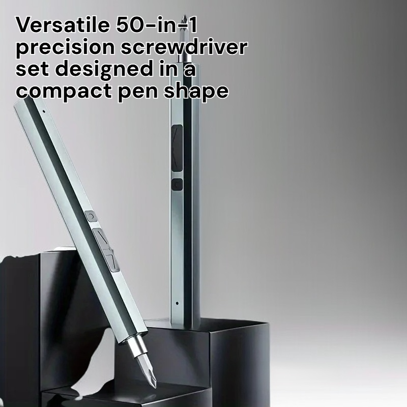 50 in 1 Mini Pen-shaped Precision Electric Screwdriver Set for Laptops and Mobile Phones