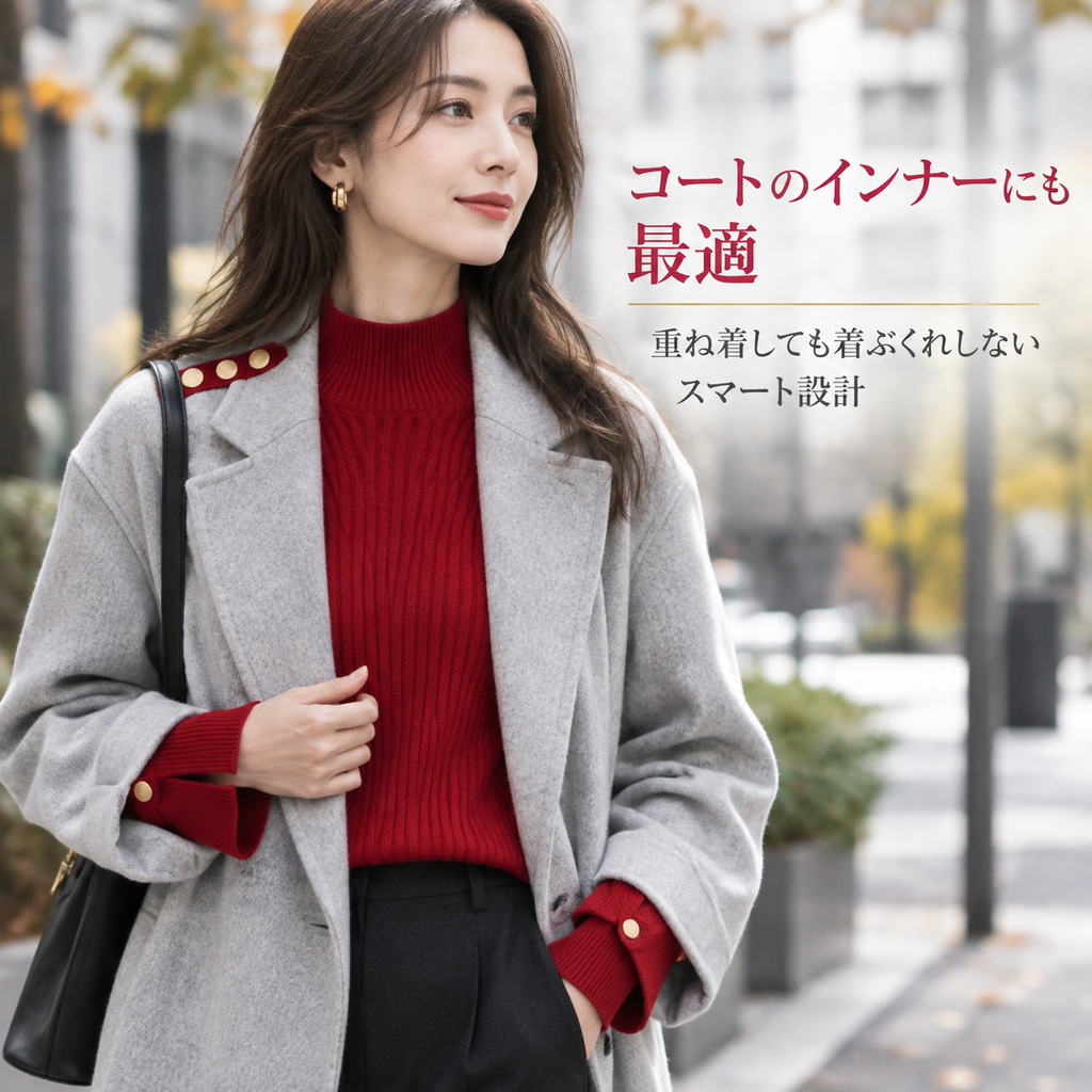 春秋冬季の韓日新作ハイネックセーター女性用