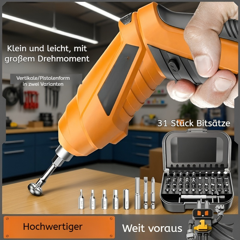 Wiederaufladbarer Mini-Elektroschrauber für den Hausgebrauch
