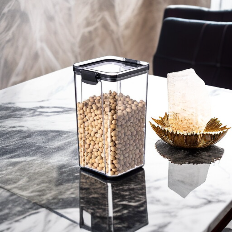 사각형 투명 식품 신선도 유지 수납 탱크