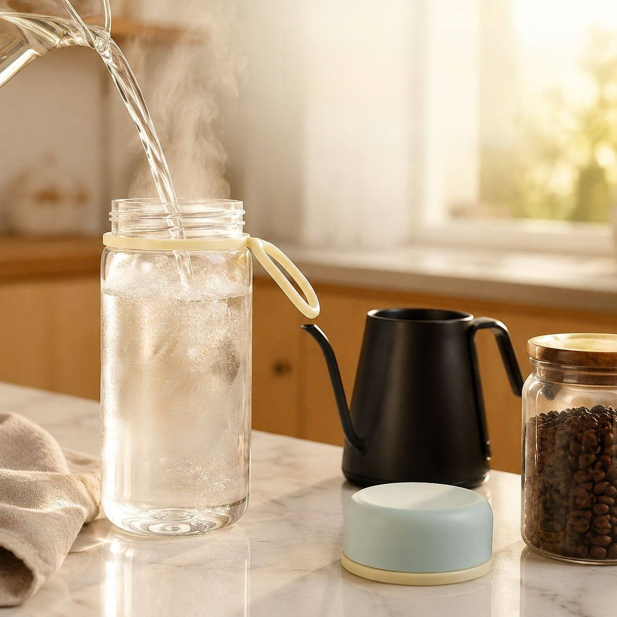 Heat-Resistant Portable Bottle