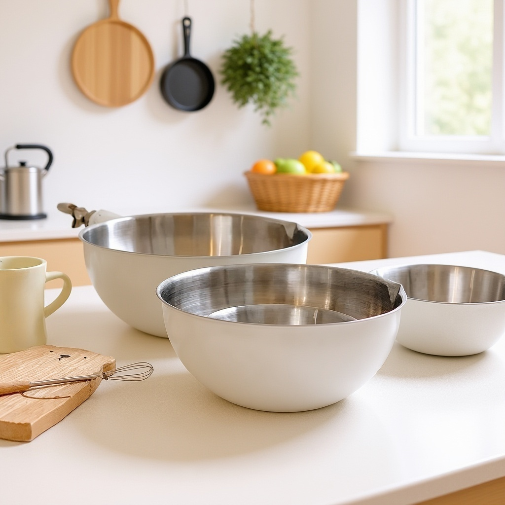 정확한 계량이 가능한 샐러드 대야