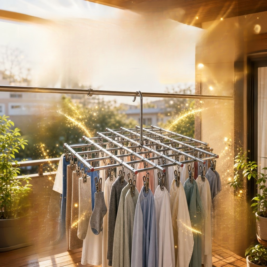 Modern Minimalist Stainless Steel Multi-purpose Drying Rack