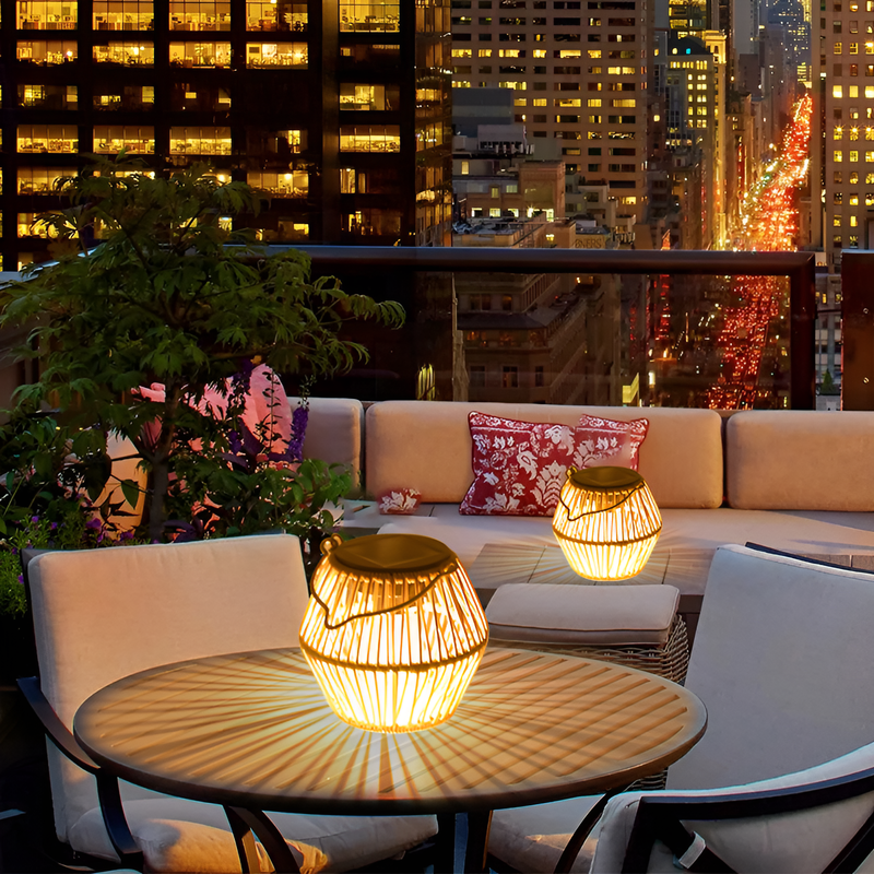 屋外吊り下げ防水ライト 手持ち灯籠 ガーデンデコレーション