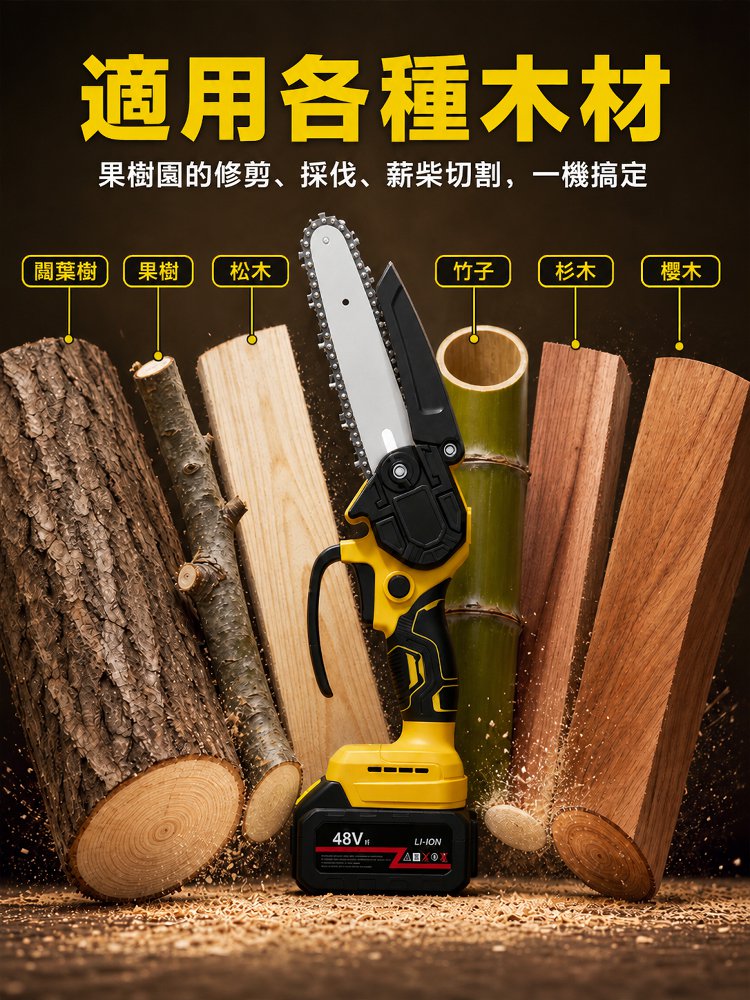 便攜式6吋大功率電鏈鋸
