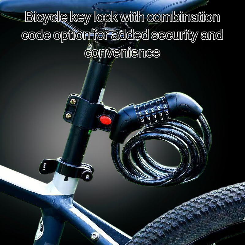 Bicycle key lock