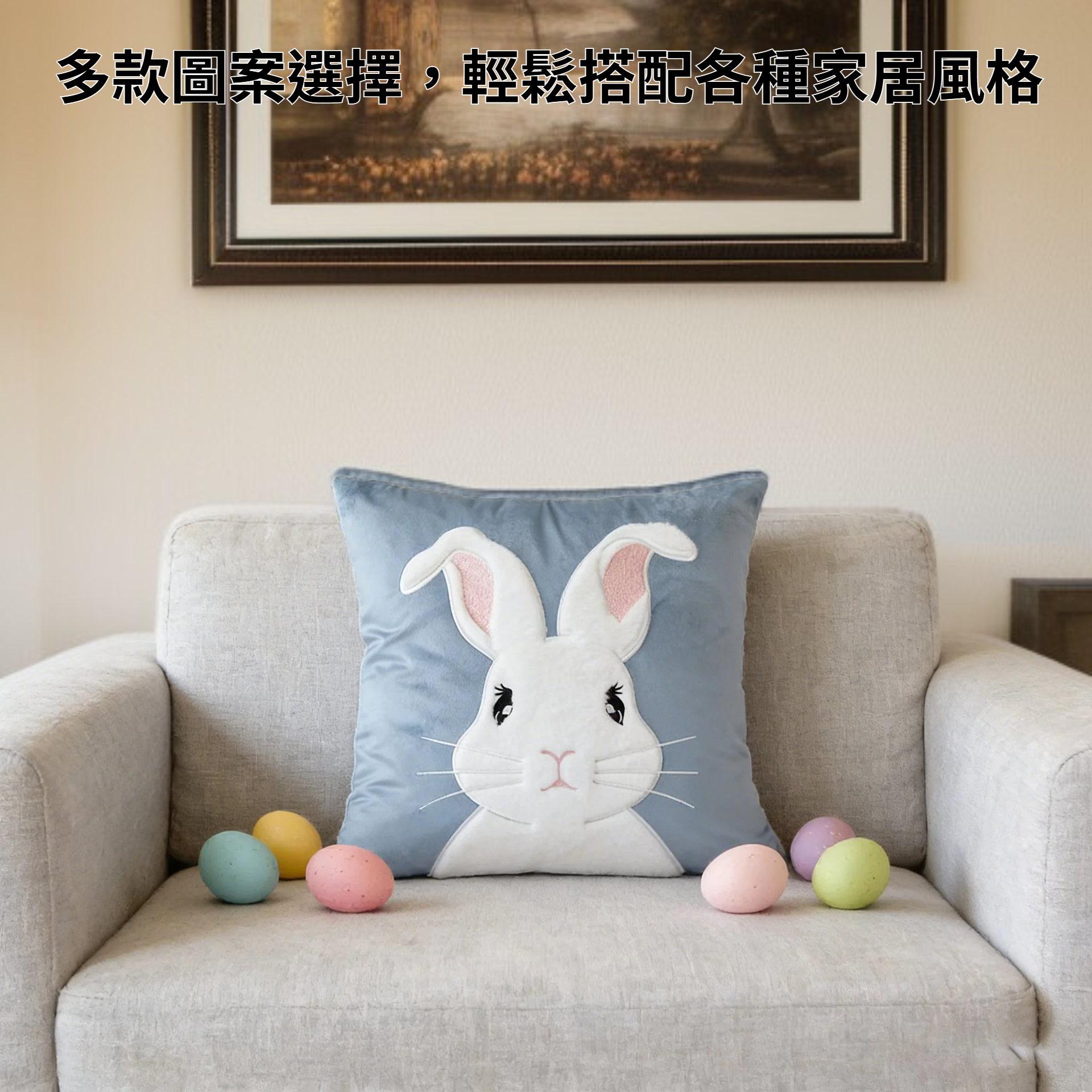 多款刺繡圖案抱枕套