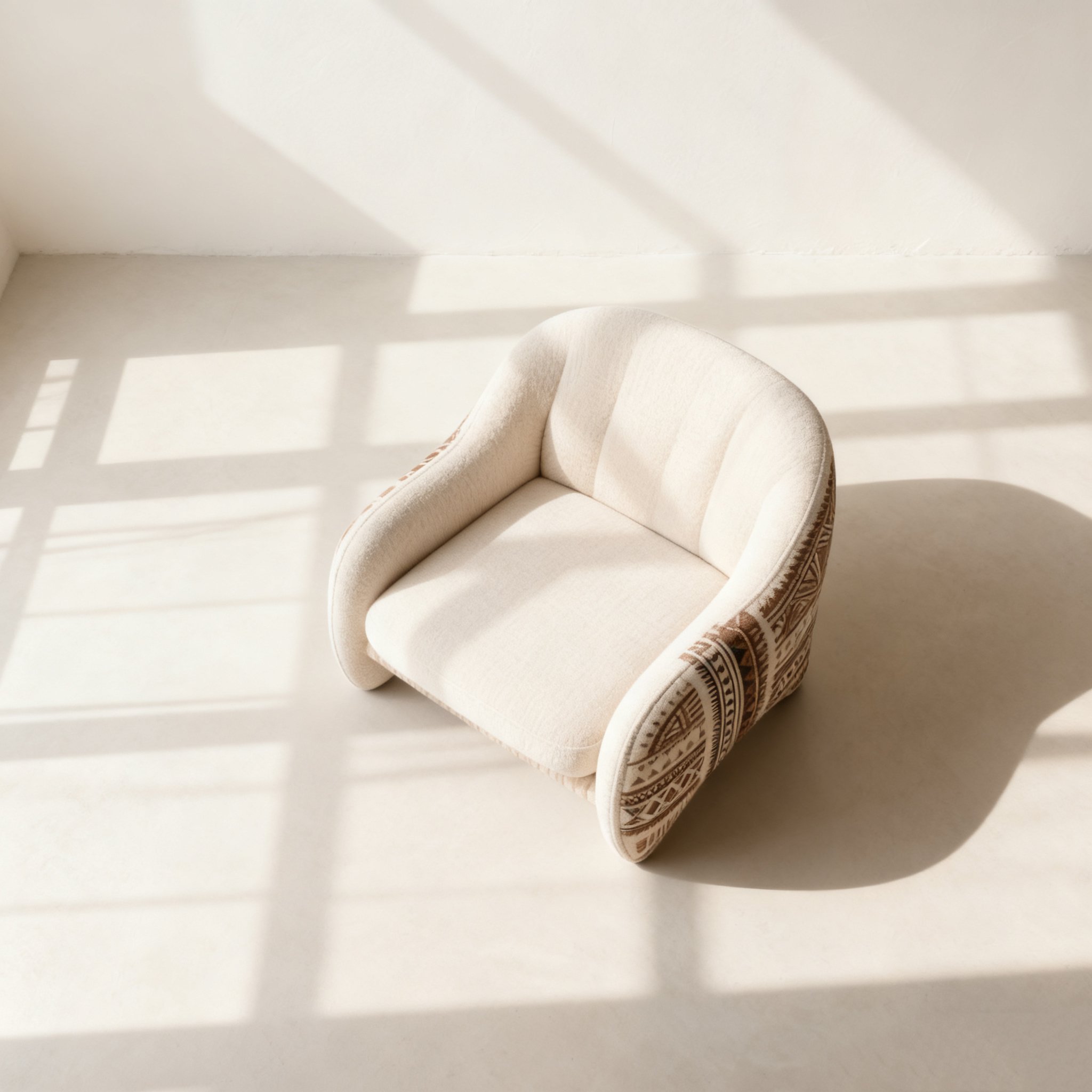 เก้าอี้โซฟาผ้าสำหรับนั่งคนเดียวที่แสนสบาย