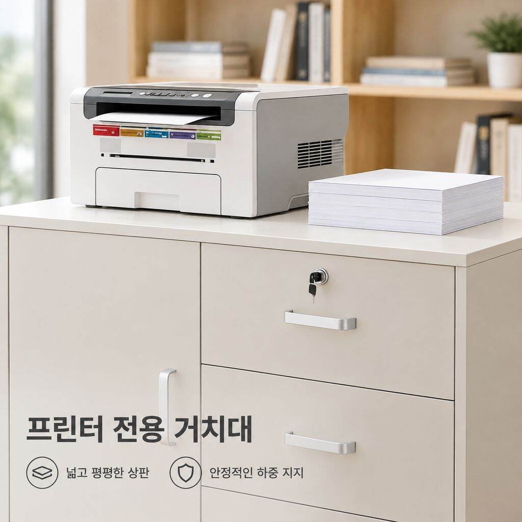 사무실 책상 아래 서랍 파일 캐비닛 수납 캐비닛 원목 낮은 캐비닛