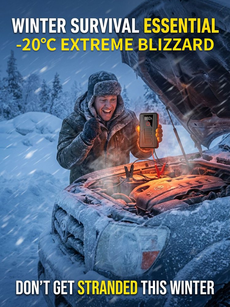 [Instant Engine Resurrection] Portable Car Emergency Starter