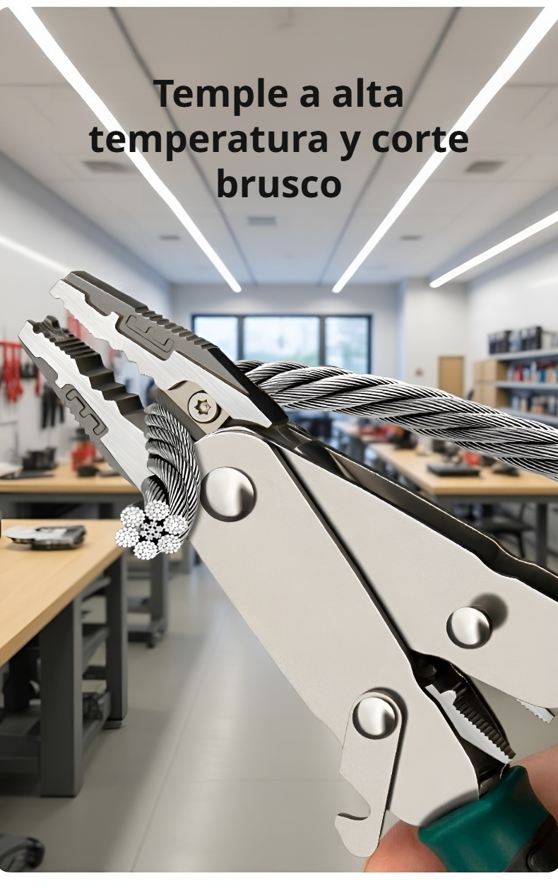 Alicates pelacables con función de crimpado