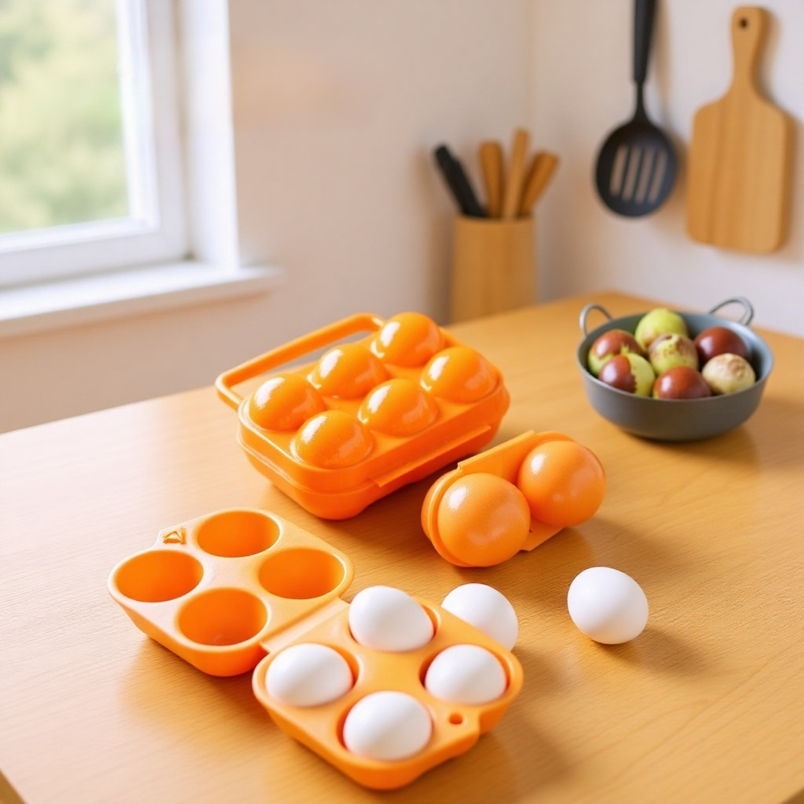 蛋分格保護托手提設計特寫