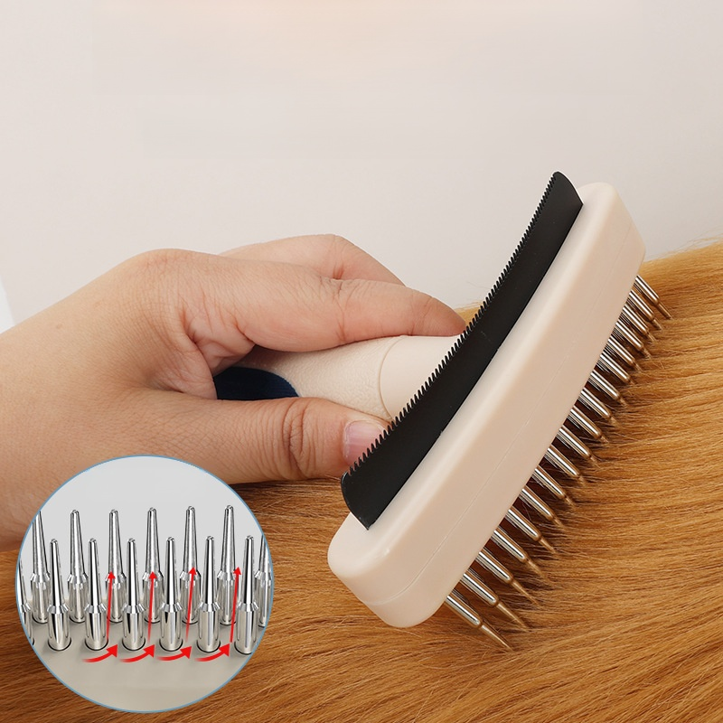 Pet Comb Dog Cat Thinning Hair Remover Dematting Rake Beauty Tool