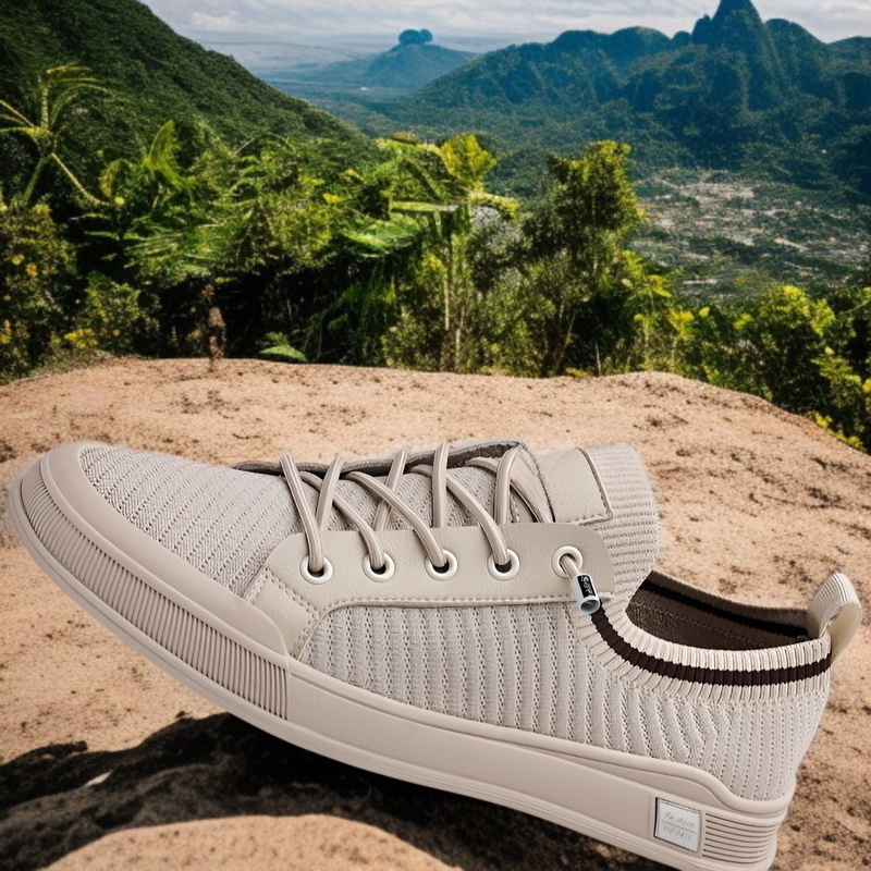 新しいメンズカジュアルシューズ、通気性メッシュスポーツシューズ、薄型スリッポン、万能学生シューズ、メンズシューズ