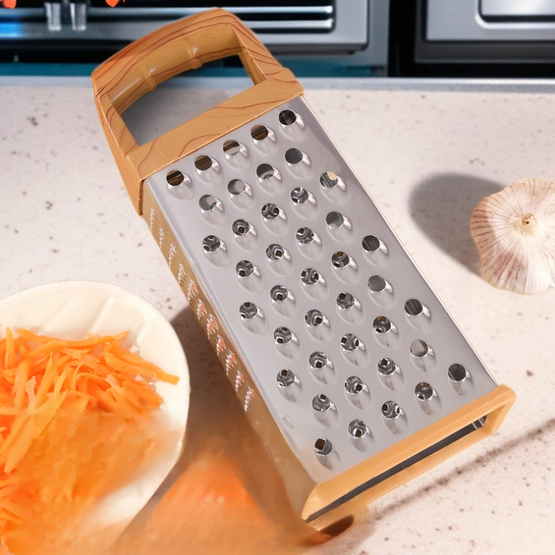 나무 손잡이 스테인리스 스틸 다용도 야채 커터