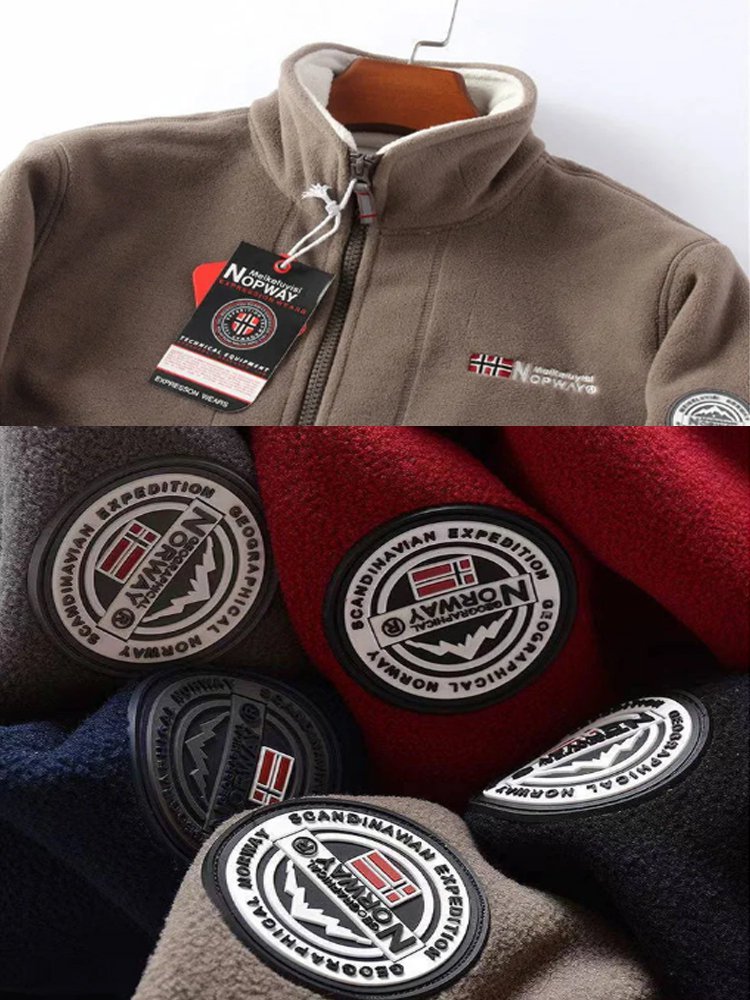 極寒対策保暖フリースジャケット