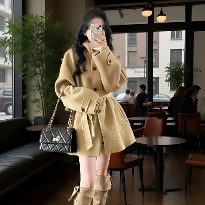 세련된 디자인의 나른한 코트