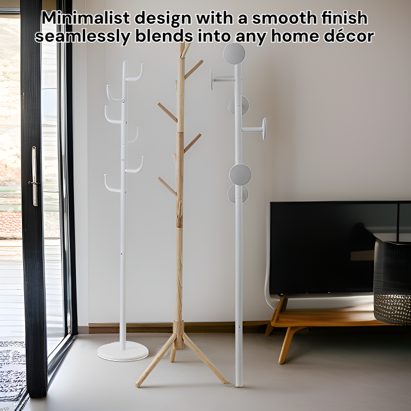 Simple Wooden Iron Clothes Stand