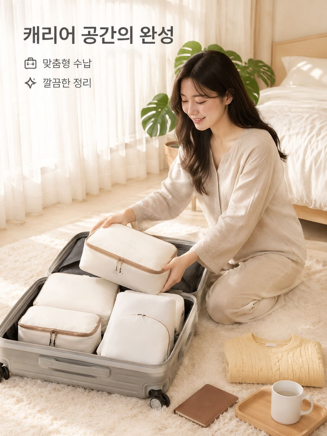 여행용 수납 파우치 세트