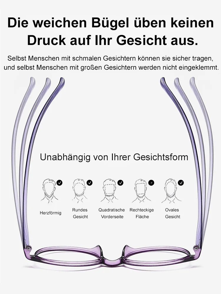 Lesebrille auf einem Laptop zur Bildschirmarbeit