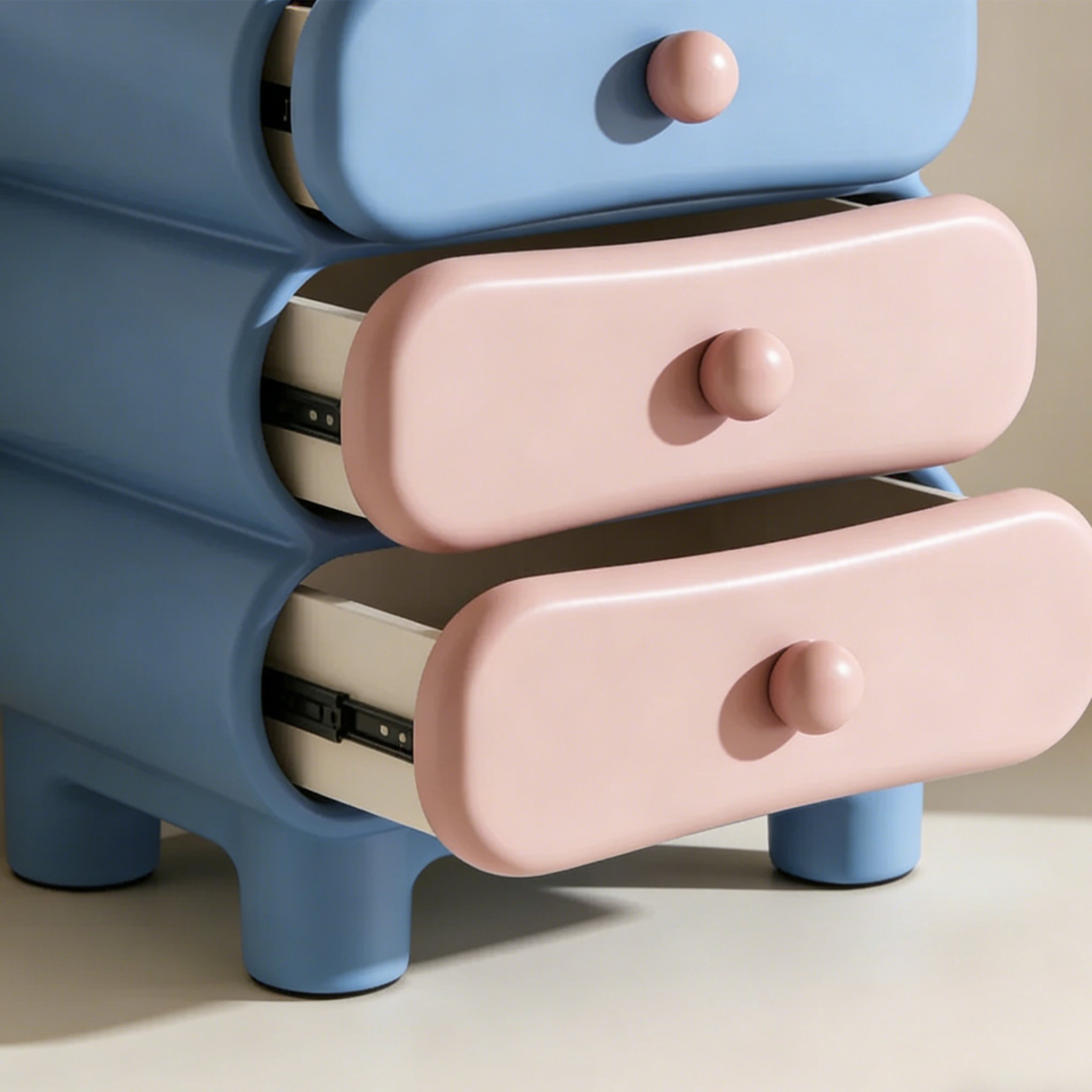 침대 옆장 다양한 수납 공간