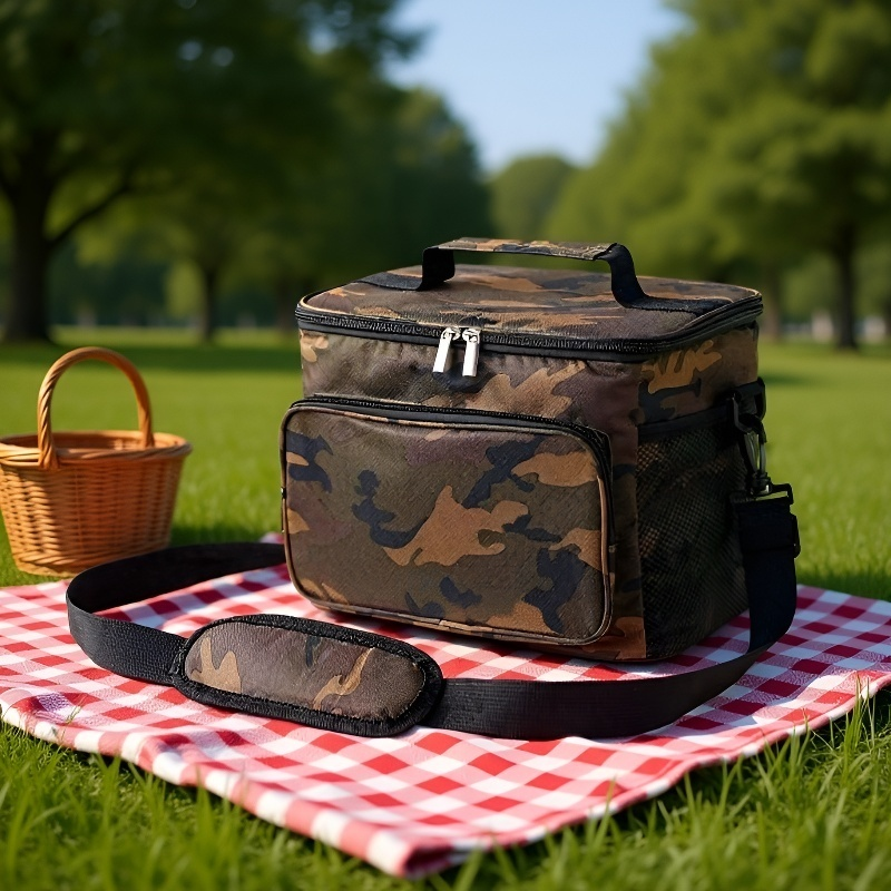 Oxford 2-in-1 thermal lunch bag, handbag/shoulder bag style