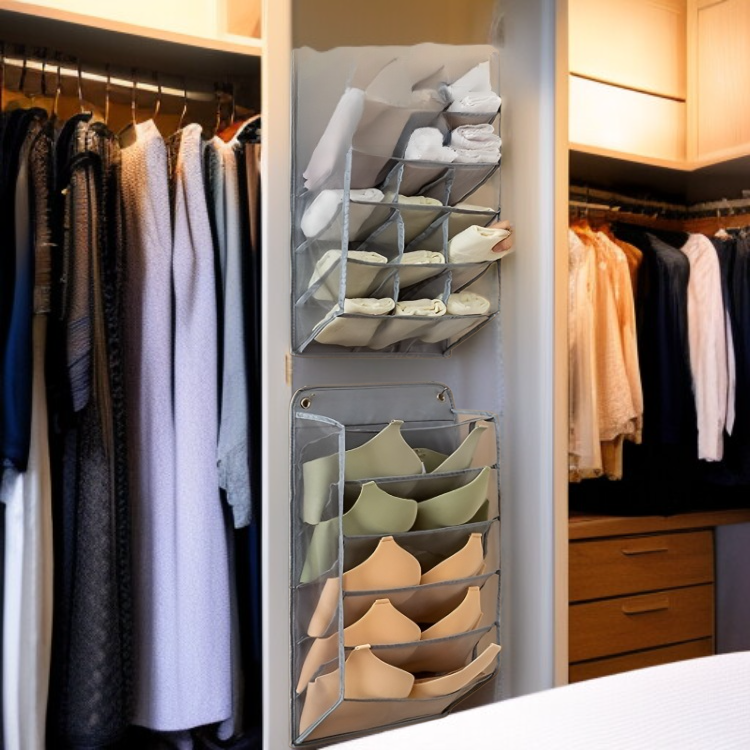 省スペースワードローブ用下着収納バッグ