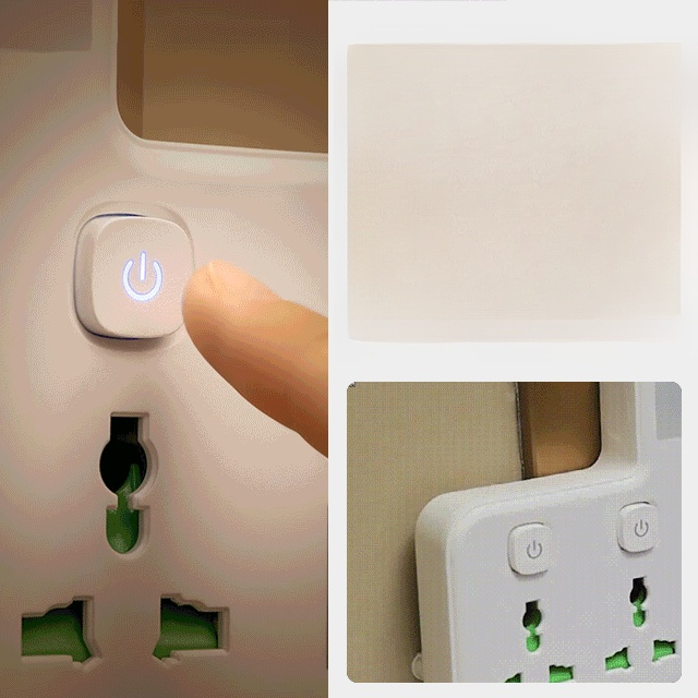 รางปลั๊กไฟพร้อมช่องเสียบยูเอสบีอเนกประสงค์ 