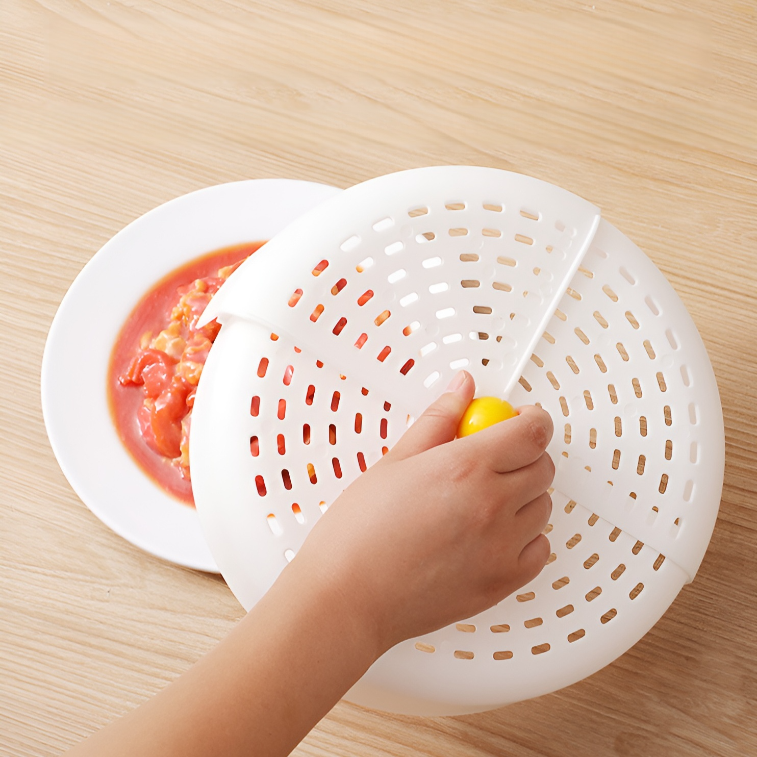 Foldable Ventilated Food Cover for Home Use