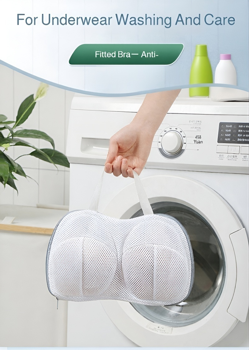 Thickened mesh laundry bag for bras anti-deformation design