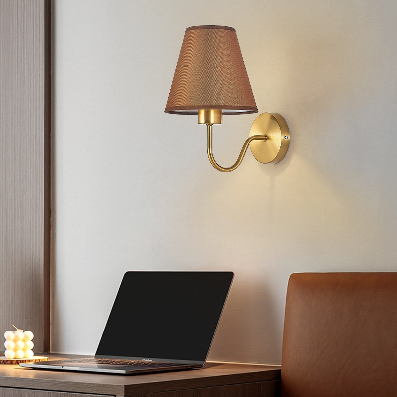 Bedroom bedside wall lamp