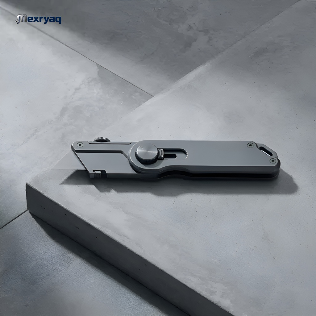 Portable folding utility knife