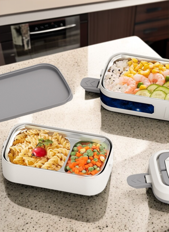 Eco-friendly multi-compartment bento box for meals
