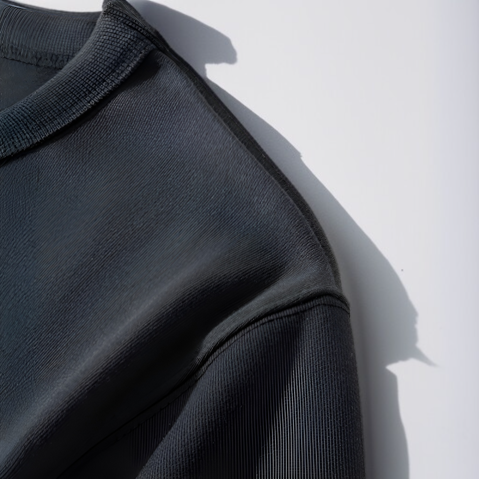 단색 풀오버 스웨트셔츠