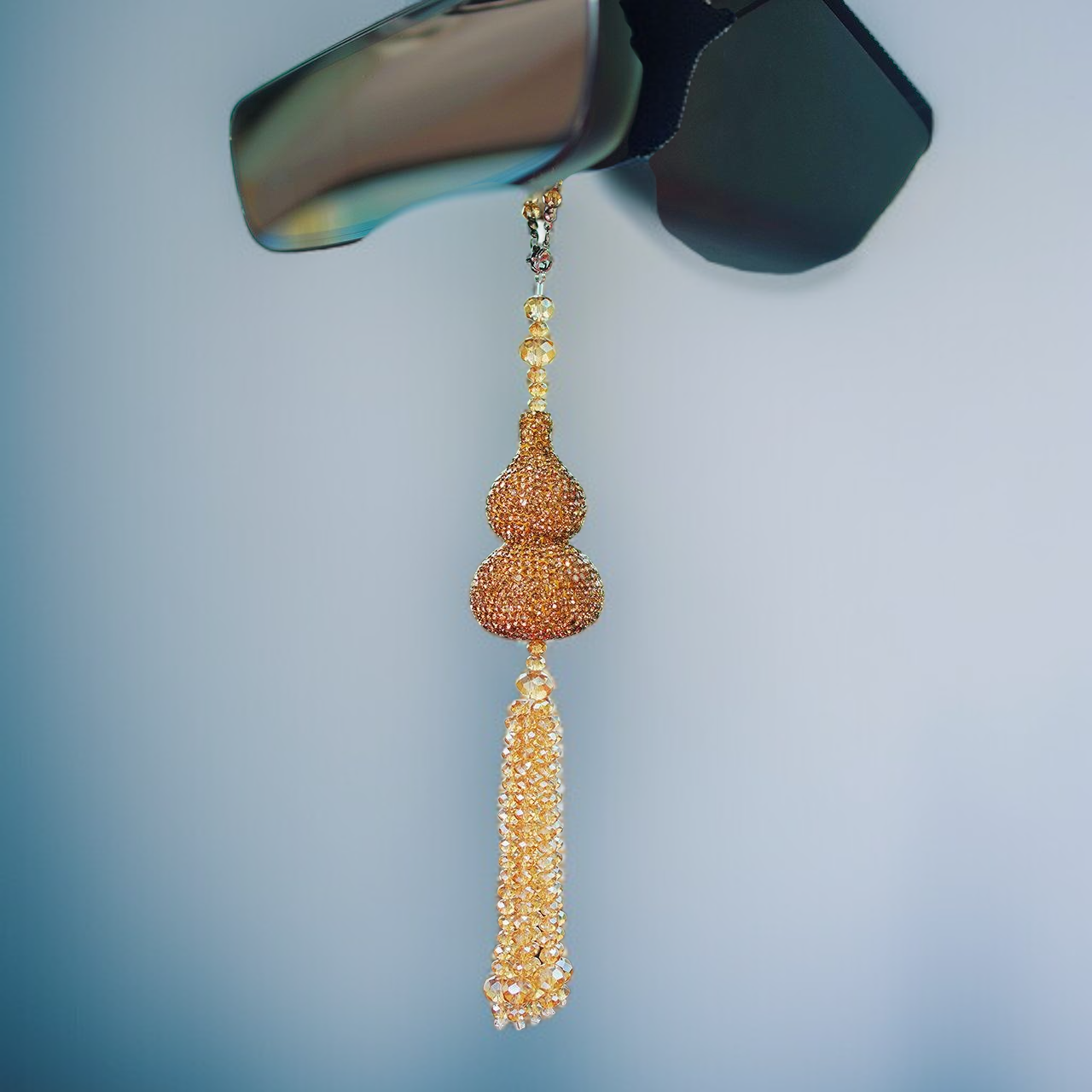 새로운 럭셔리 스타일 호박 펜던트, 다이아몬드가 박힌 수정 호박, 평화 펜던트.