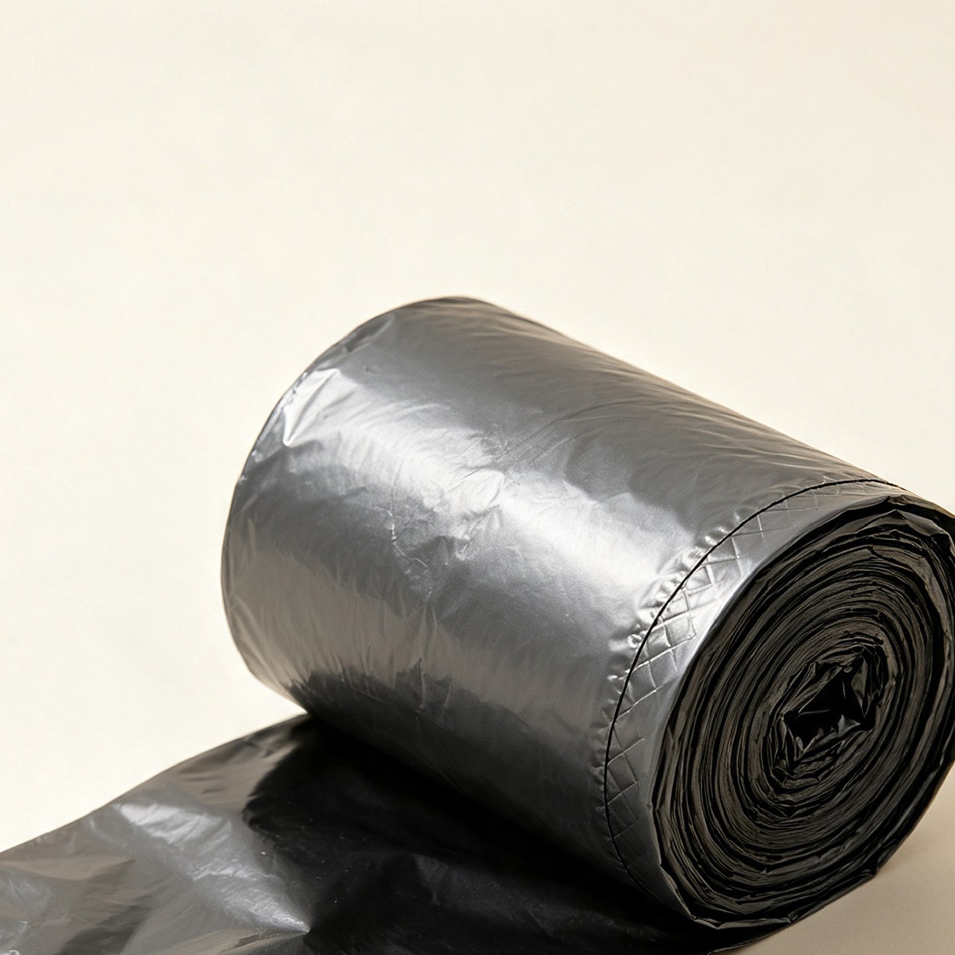 Thickened perforated garbage bags