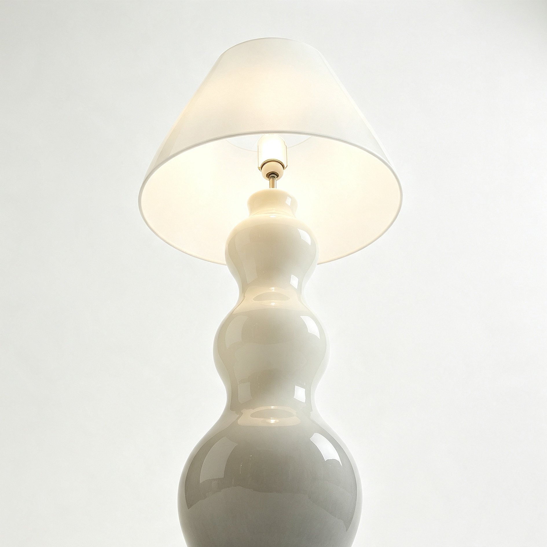 Ambient soft lighting effect from floor lamp