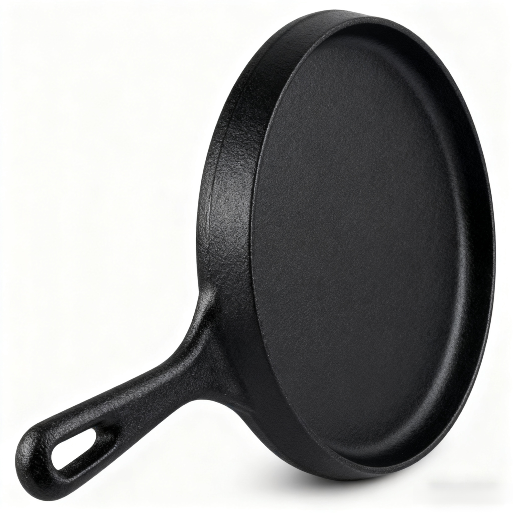 เครื่องทำแพนเค้กแบนแบบใช้ในบ้านที่ทำจากเหล็กหล่อไม่เคลือบ