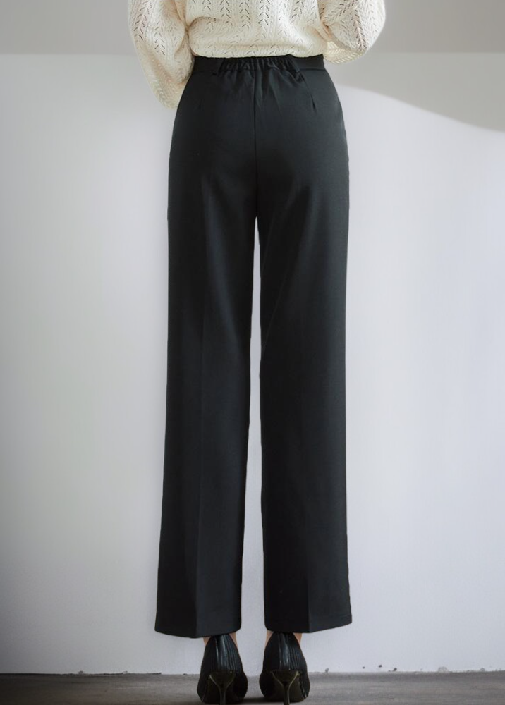 비즈니스 캐주얼 검은색 정장 바지