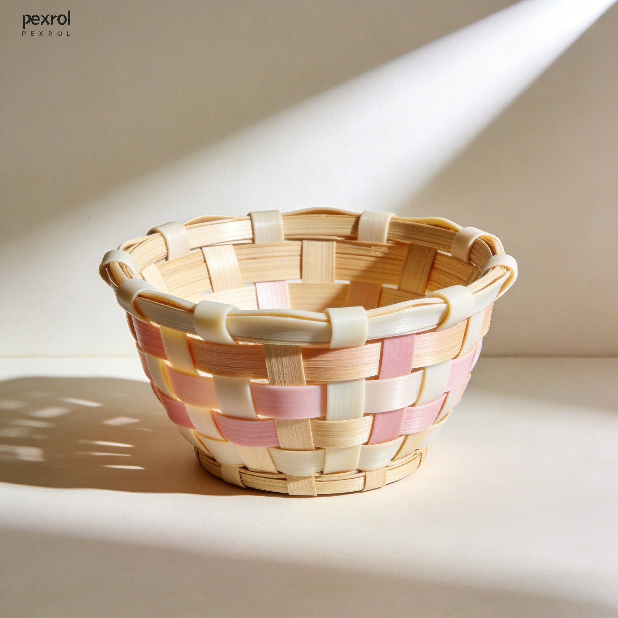 10-teilige handgefertigte Bambuskörbe für Haushalt