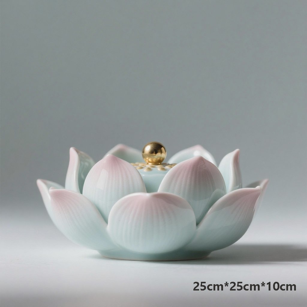 ของประดับบ้านเซรามิคลายจีนโมเดิร์น