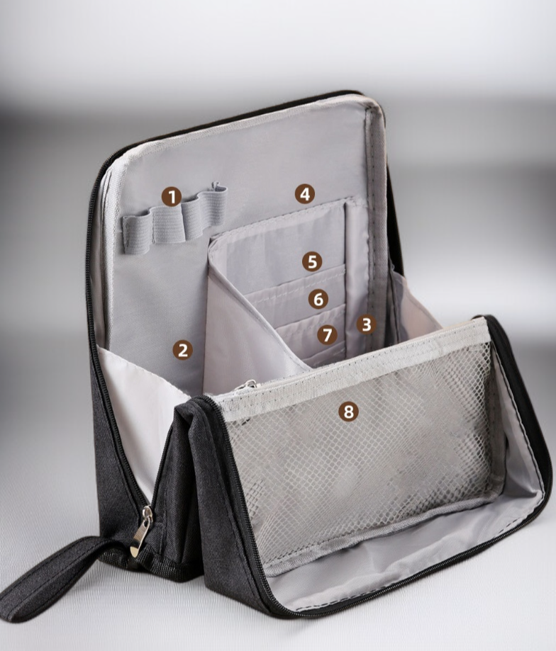 수납백을 이용한 옷 정리 예시