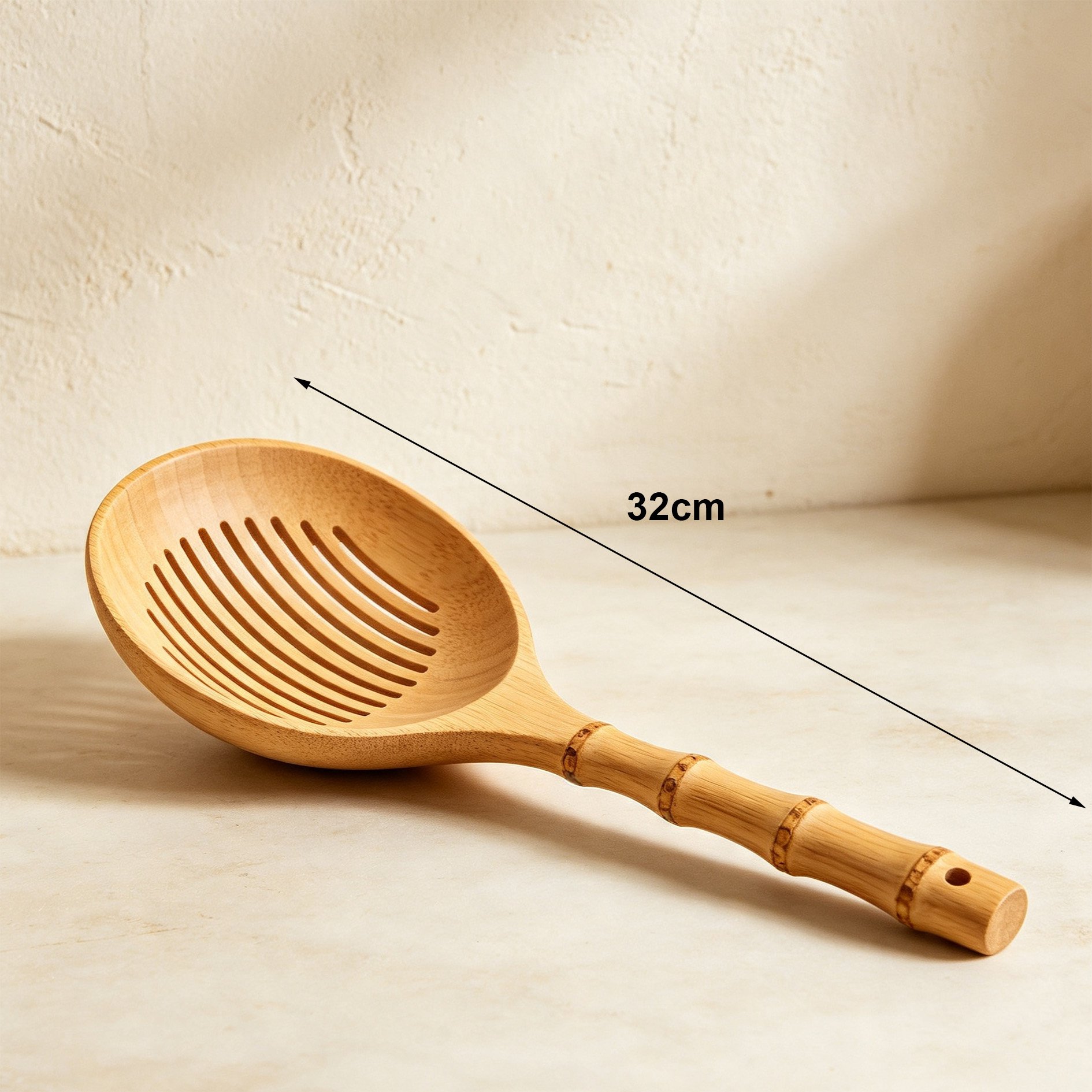 Lightweight and durable bamboo kitchen utensils