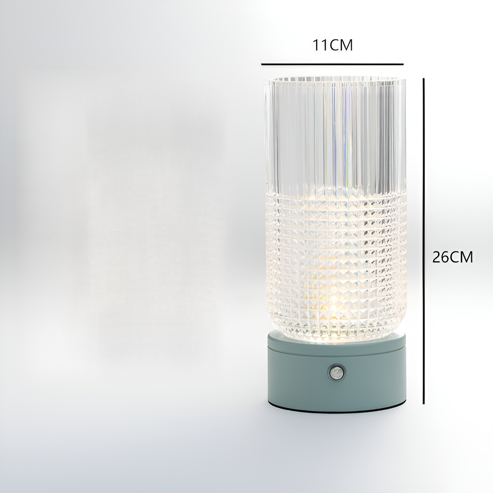 Vase LED style nordique avec éclairage d'ambiance