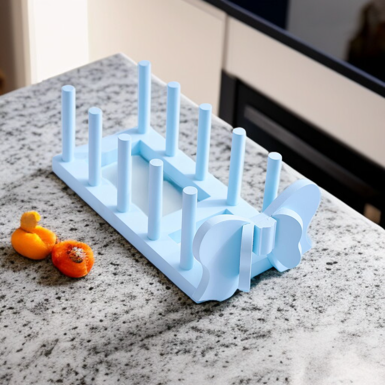 간단한 다기능 접시 보관 선반