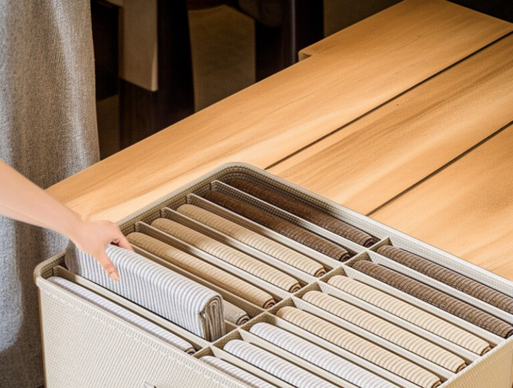 분리형 수납함 사용 예시