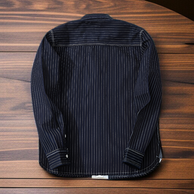インディゴウエスタンシャツ、ストライプシャツ、アメリカーナデニムワークシャツ