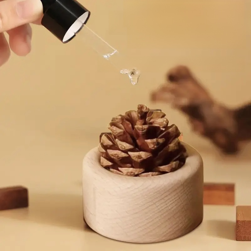 Dekoration mit Kiefernzapfen-Diffusor