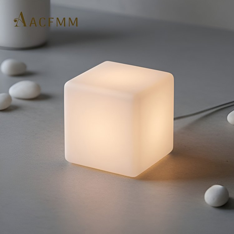 사각형 디자인 야간 조명