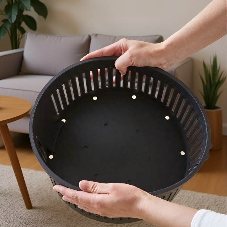 주방용 회전식 바닥 거치형 다층 수납 바구니